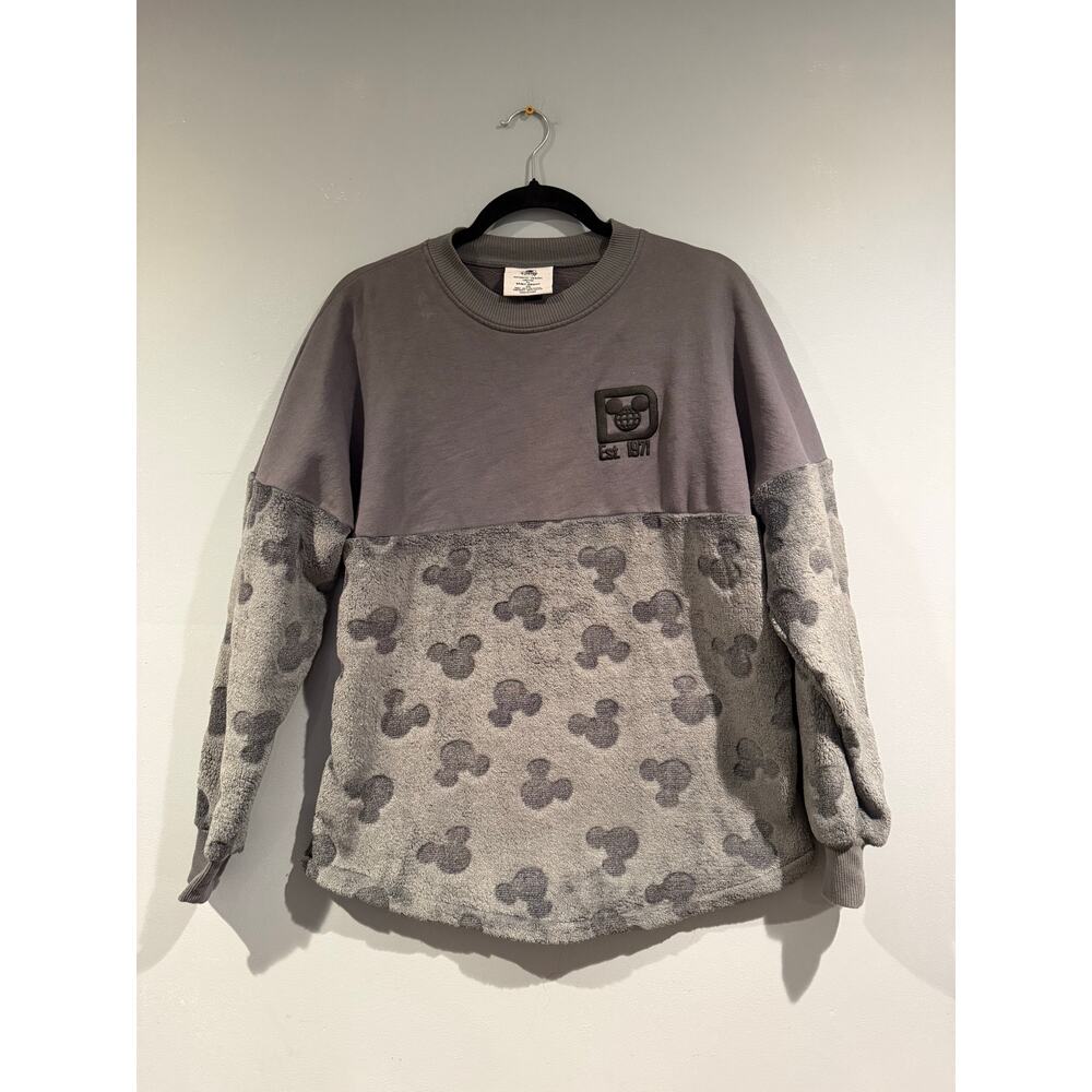 Disney Parks Spirit Jersey – Mickey Mouse Fleece Pullover “Walt Disney World”